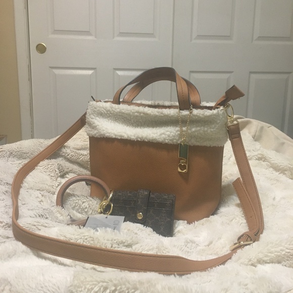 Nanette Lepore Handbags - Nanette Lepore crossbody bag & NWT hands free ID case w/ring bracelet